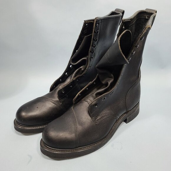 Vintage BILTRITE ANSI Z41.1-1991/75  Leather Combat Boots Steel Toe 11.5 NOS - Picture 8 of 12